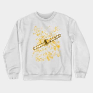 Trombone Teacher Trumpeter Brass Musician Crewneck Sweatshirt